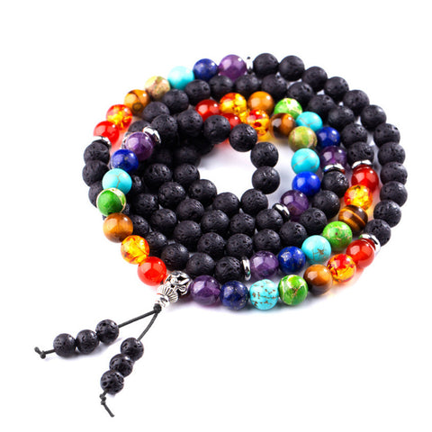 108 Mala 8mm beads Buddha Bracelet